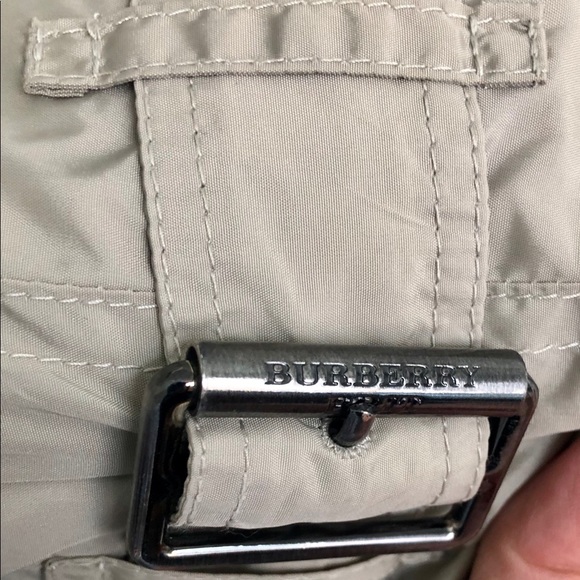 $1680 Burberry Brit trench rain check coat Sz 8 - Picture 3 of 10